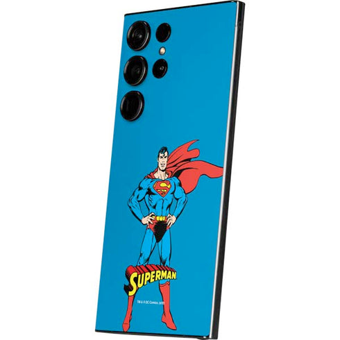 DC Comics Superman Classic Art Pose Galaxy S25 Ultra Skin